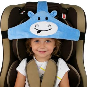 MINGZE Support de T&ecirc;te de Si&egrave;ge de Voiture D'enfant de B&eacute;b&eacute;, Coffre-fort de Voiture et Positionneur de Sommeil Confortable, Ceinture de Fixation R&eacute;glable de Seat de S&eacute;curit&eacute; (MINGZE, neuf)
