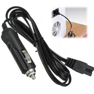 Aihoom C&acirc;ble d'Alimentation 12V 10A pour Glaci&egrave;re Voiture, Cordon pour R&eacute;frig&eacute;rateur de Camping, Compatible avec Prise Allume-Cigare, Adaptateur DC pour Mobicool, 2m Longueur (ZeYingLin, neuf)
