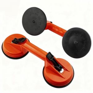 LxsNyvantic Ventouse,2 x Ventouse carrelage,Ventouse pare brise,Ventouse double - capacit&eacute; de charge de 80 kg, poign&eacute;e ergonomique, convient pour le verre, le carrelage, le marbre, les sols stratifi&eacute;s (MARANONIX LTD, neuf)