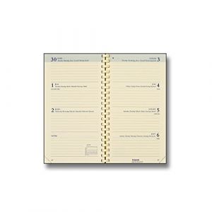 Recharge pour agenda BREPOLS Interplan 7 LANGUES - 9x16cm - 1 semaine sur 2 pages - 2026 (FOURNITURE DISCOUNT, neuf)