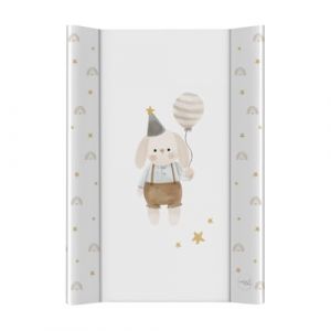 Ceba Baby® Matelas à Langer Bebe rigide 50x70 cm - 2 Coins - Matelas à Langer Lavable pour Filles et Garçons - Certifié Öko-Tex - lapin d'anniversaire - 70x50 cm (vanitykids store, neuf)
