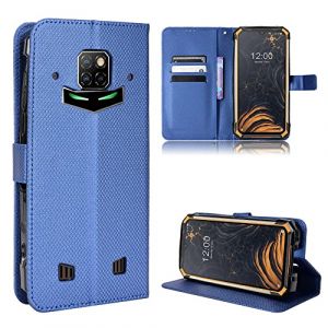 Coque Cuir pour Doogee S88 Pro Coque Housse Etui Cover,Coque pour Doogee S88 Plus / S88+ Coque Etui en Cuir PU pour t&eacute;l&eacute;phone Portable Blue (Jielangxin, neuf)