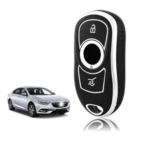 TOOMUME Coque Cl&eacute; TPU, Etui Cl&eacute; &Eacute;tui Cl&eacute; 3 Boutons Adapt&eacute; pour Opel Vauxhall Insignia B Astra K Corsa E Zafira C Meriva B Buick Encore Envision Verano, Couvre Clef Cache Cle Voiture Tel&eacute;commande (TOOMUME, neuf)
