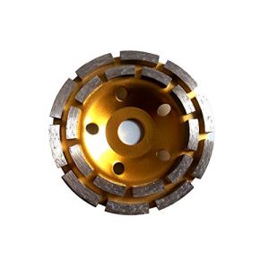 Diamant meule Assiette Disques abrasifs &Oslash; 125 mm 22,23 mm trous 7 mm &agrave; dents double (TinosWerkzeuge, neuf)