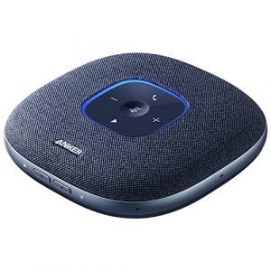 Anker PowerConf S3 Enceinte de conf&eacute;rence Bluetooth 6 Microphones Enregistrement sonore Intelligent Batterie 24 h App, Soundcore Bluetooth 5, USB-C, pour Bureau et Bureau &agrave; Domicile (AnkerDirect FR, neuf)