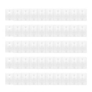 Tablier en plastique 50pcs, tablier de teinture des cheveux, tablier de coiffure pour emp&ecirc;cher les v&ecirc;tements de se salir pendant le processus de teinture des cheveux (Fahclio, neuf)