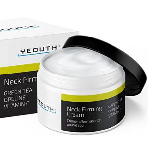 YEOUTH Creme Soins Pour le Cou et le D&eacute;collet&eacute; Avec Vitamine C, Opeline et Th&eacute; Vert, Raffermissant Cr&egrave;me Cible D&eacute;collet&eacute; et Double Menton 60ml (Yeouth Skincare, neuf)