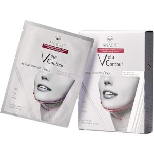 Masque facial - Fonctionne pour la ligne en V du cou, du menton, de la mâchoire - Lignes fines - Rides du cou - Peau affaissée - pour femmes et hommes - 5 masques pour le visage (BERGHOUZ, neuf)