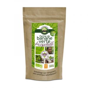 Farine de banane verte bio &eacute;quitable (300 g) - Ecoid&eacute;es - Farines et sucres (Oleifera, neuf)