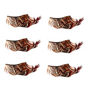 PACKOVE 3paires Cils Faux Cils De F&ecirc;te Pour Danse Et D&eacute;guisement De De Danse D&eacute;coratifs (Spring TU, neuf)