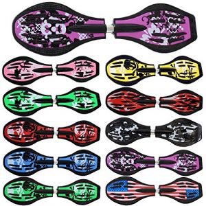 FunTomia Waveboard Roulements à billes ABEC9 avec sac – Jusqu'à 120 kg – (différents designs de couleurs) (S+S Sportartikel GmbH, neuf)