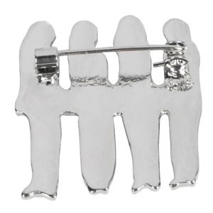 WRITWAA Pince À Cheveux Pour Femme Accessoire Pour Fille Sœur Broche Badge De Personnalité Épingle À Revers En Alliage Épingle À Poitrine Pour Pull Pour Événements Formels Décontractés (Saieli, neuf)