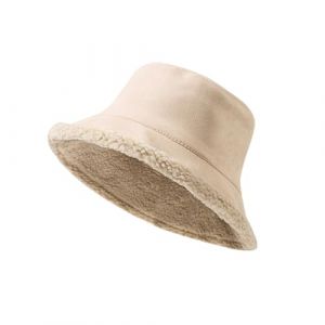 YAMEE Chapeau de Seau R&eacute;versible Femme D&eacute;contract&eacute; Chaud,Chapeau Bob Femme &eacute;l&eacute;gant Mode Douce Su&egrave;de,Casquette Peche Femme Hiver Peluche,Chapeau de Soleil,Bonnet d'hiver Unisexe pour Voyage Plage (YAMEE, neuf)