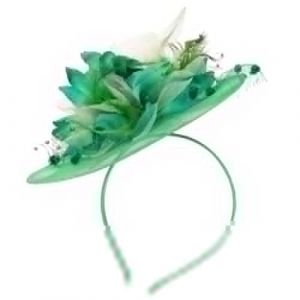 ULTECHNOVO Chapeau de Mari&eacute;e Vintage Vert en Maille Voile et Plumage Mini Bibi &Eacute;l&eacute;gant pour Mariage F&ecirc;te Th&eacute; et Spectacle Accessoire Coiffure Pince &agrave; Cheveux (Chad Bi, neuf)