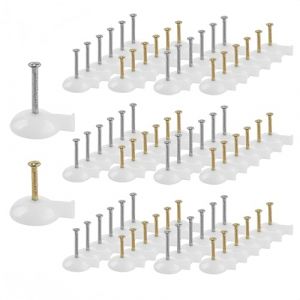 ONEBO 180 &Eacute;crans Punaises,Punaises en Tissu Publicitaire,Papier Peint Punaise Murale,&Eacute;pingles &Agrave; Rideaux De Porte,Peuvent &Ecirc;tre Utilis&eacute;s pour Les Clous Muraux en Ciment,Ongles De D&eacute;coration Int&eacute;rieure (Zpingan, neuf)