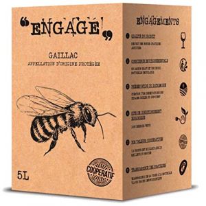 Vinovalie - BIB Gaillac Vin Rouge Engag&eacute; - AOP Gaillac Rouge - 5L (jemangefrancais, neuf)