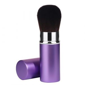 Pinceau à poudre rétractable pour mélanger la poudre pour le visage, surligneur, maquillage rétractable (Chizisx, neuf)