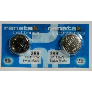 Deux pile renata 389 SR1130W (P & F France, neuf)