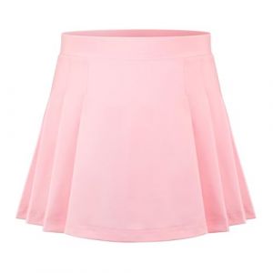 SPFASZEIV Jupe de Tennis pour Filles Jupe de Golf Pliss&eacute;e pour Enfants avec Poches pour Short Jupe-Short de Athl&eacute;tique 10 &agrave; 12 Ans Rose (SPDgoodshop, neuf)