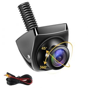 Jansite Cam&eacute;ra de Recul, R&eacute;glable AHD 1080P Camera de Recul pour Voiture Grand Angle 170&deg; Cam&eacute;ra de recul Universelle Vision Nocturne IP69 &Eacute;tanch&eacute;it&eacute; 12V-24V (JmTech, neuf)