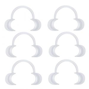 LACHT 6 Pi&egrave;ces Ecarteur Bouche, C-Forme Ouvre Ecarteur Dentaire Pour Inspection Orale Et Blanchiment Dents, No&euml;l M&acirc;che-Mots Pour Jeux De Soci&eacute;t&eacute; Famille (candy27seven, neuf)