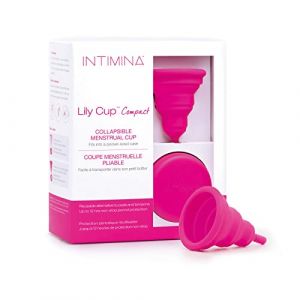 Intimina Lily Cup Compact Taille B - Petite Coupelle Menstruelle Compacte qui se Plie à Plat (INTIMINA Officiel, neuf)