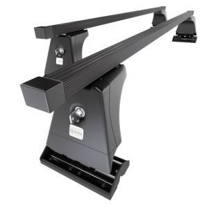 Mossa Barres de Toit en Acier adapt&eacute; pour Renault Kangoo III Van (2021- ) - Porte-Bagages de Voiture Noir - Points de Montage (eMOSSA, neuf)