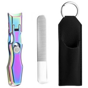 Coupe-ongles avec lime &agrave; ongles pour ongles &eacute;pais - Grande ouverture de m&acirc;choire - Coupe-ongles - Coupe-ongles des doigts et des orteils (LMHsd83, neuf)