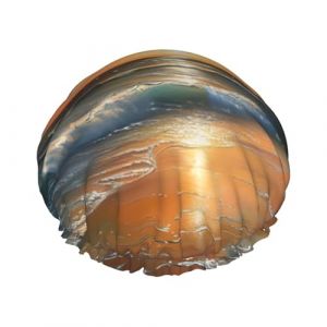 Beaux bonnets de douche de plage et coucher de soleil pour femmes, grand bonnet de douche réutilisable pour hommes, séchage rapide, soins des cheveux, longs et courts pour enfants (LJMKER08, neuf)