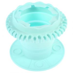 TOVINANNA Nettoyeur De Pinceaux De Maquillage Silicone Boîte De Nettoyage Multifonctionnelle Pour Éponges Et Pinceaux Outil Pratique Pour Voyage Et Rangement (Qieiyi, neuf)