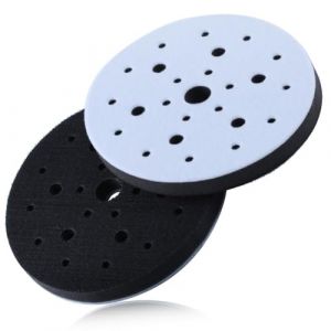 SPEEDWOX Soft Interface Pad 6 pouces 25 trous crochet et boucle &eacute;ponge coussin tampon support de pon&ccedil;age Pad d&rsquo;interface StickFix abrasif filet pon&ccedil;euse pour pon&ccedil;euse automobile bois polissage (Speedwox, neuf)