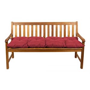 gutekissen Coussins pour Banc, Coussins pour balançoire de Jardin, siège LS (140x40, Rouge) (taikiki4u, neuf)