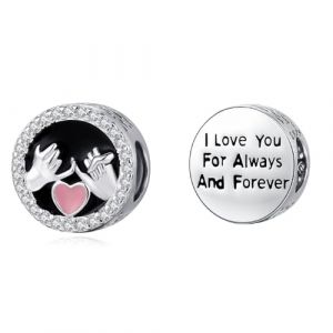 Eusense Charms Amour pour Bracelets en Argent Sterling 925 Pandora Pendentif Charme Europ&eacute;en Bijoux Cadeaux pour Femmes et Homme (OUSHENG JEWELRY, neuf)
