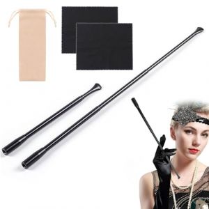 LHOEST Lot de 2 porte-cigarettes fins pour femme - Porte-cigarettes longs extensibles pour carnaval, costume, d&eacute;coration de f&ecirc;te, porte-cigarette pour femme (LINHao, neuf)