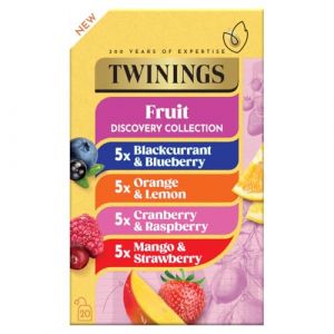 Twinings Fruit Selection Paquet 20 par paquet (Spellbound England, neuf)