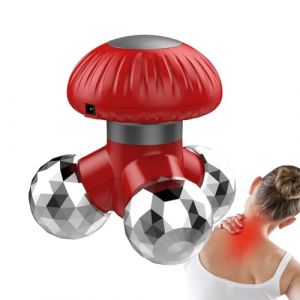 Massageur &Agrave; Main,Rouleau de Massage Vibrant &Eacute;lectrique en Forme de Champignon | Appareil De Massage Corporel Portatif - Pour Hommes, Femmes Et Adultes, Cou, Main, &Eacute;paule, Pied, Et Dos (youza, neuf)