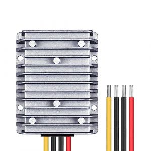 Convertisseur 36V 48V &agrave; 12V 30A 360W DC-DC Convertisseur Abaisseur 20-60V &agrave; 12V R&eacute;gulateur de Tension IP68 &Eacute;tanche Module de Convertisseur de Tension Transformateur pour Voiture (Weishuo FR Store, neuf)