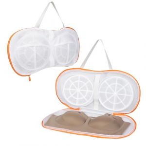 2 Pièces Filet Machine a Laver avec Support 3D Filet Linge Machine à Laver Filet de Lavage Filet Lavage Machine à Laver pour Soutien-Gorge à Linge Culotte Chaussettes (yueyangwuzi, neuf)