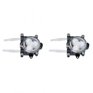 2 Pièces Pompe Péristaltique 32x23mm Taille de Moteur DC 12V Type C Pompe Péristaltique pour Les Expériences de Bio-ingénierie en Laboratoire Analyse Biochimique (Riweedry, neuf)