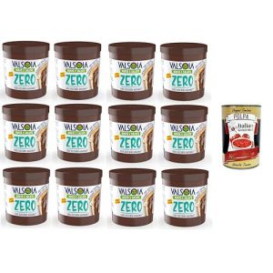 Valsoia Cr&egrave;me v&eacute;g&eacute;tale noisette avec noix de coco et oates, 100 % base de plante, sans gluten et sans huile de palme, naturellement sans lactose, id&eacute;ale pour les v&eacute;g&eacute;taliens, sans sucre ajout&eacute;, 12 x (Italiaen Gourmet UK Ltd, neuf)