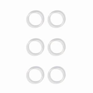 Adaptateur tétine en silicone, anneau pour sucettes sans crochet, support pour sucette 6 pièces ou 0 pièces (IL MONDO DI NOAH, neuf)