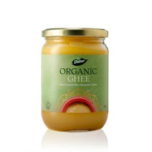 Dabur Ghee Biologique 470g - 100% Beurre Bio pour Saveur Riche et Texture Lisse, Idéal pour Cuisiner et Pâtisser, Renforce la Digestion, Peau Saine (Operator One, neuf)