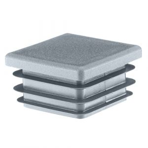 EMFA Bouchon Tube Carré 90x90 mm Gris – Embout à Lamelles en Plastique – Capuchon 9x9 cm – Lot de 8 (EMFA GmbH, neuf)