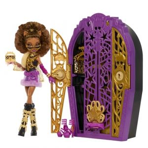 Monster High Monstrueux Secrets Clawdeen Wolf Coffret Énigmes à Hauntlywood avec poupée, dressing et plus de 19 surprises glamour, dont des vêtements pour poupée, JBG80 (E-SERVIZI, neuf)