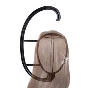 Porte-perruques | Support suspendu pour exposition - Crochet d&eacute;tachable et pliable pour coiffure et d&eacute;fil&eacute;s pratiques (qifeo, neuf)