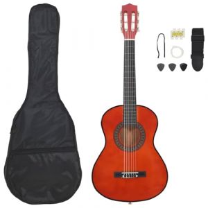 vidaXL Ensemble de Guitare Classique pour Débutants 8 pcs, Instruments d'Apprentissage de Musique, Kit de Accessoires de Guitare, 1/2 34" (KOZAK VIVI XP Kft., neuf)