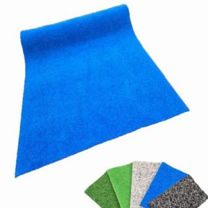 MadeInNature, Gazon synthétique Extérieur, PREMIUM, Gazon artificiel, faux gazon au mètre, Idéal pour terrasse balcon et jardin, Bleu 2x2m (cité de la déco, neuf)