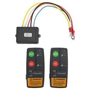 T&eacute;l&eacute;commande Radio de Treuil &eacute;lectrique 12/24 V, Kit de Remplacement de T&eacute;l&eacute;commande de Contr&ocirc;leur de Treuil, pour Camion Benne de Treuil, Gamme ATV Fr&eacute;quence 434 MHz (BAFOVY-eu, neuf)