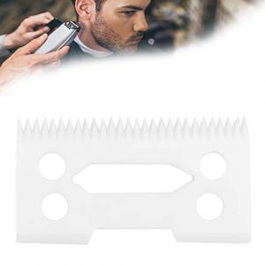 clipper blade, Lames de Tondeuse C&eacute;ramique, Tondeuse R&eacute;glables Professionnelles pour Tondeuse, Outil de Remplacement Compatible avec 8504 Tondeuse &agrave; Cheveux &Eacute;lectrique (blanc) (Rotekt, neuf)