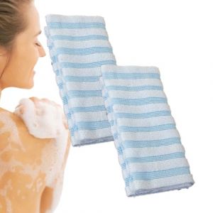 Sirseon Serviettes exfoliantes pour le visage, serviette exfoliante | 2 lingettes de beaut&eacute; | Serviette exfoliante Serviette exfoliante pour le corps Laveuse pour le dos Lingette de beaut&eacute; (Papea, neuf)